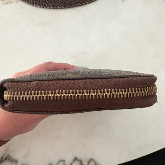 Louis Vuitton Brown Monogram Zip Passport Wallet - Picture 5 of 10
